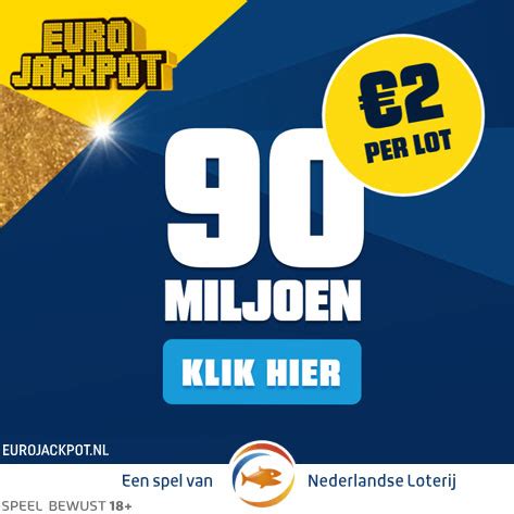 eurojackpot loterij|nederlandse loterij eurojackpot uitslag.